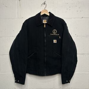 Vintage Carhartt Blanket-Lined Detroit Jacket “Black”
